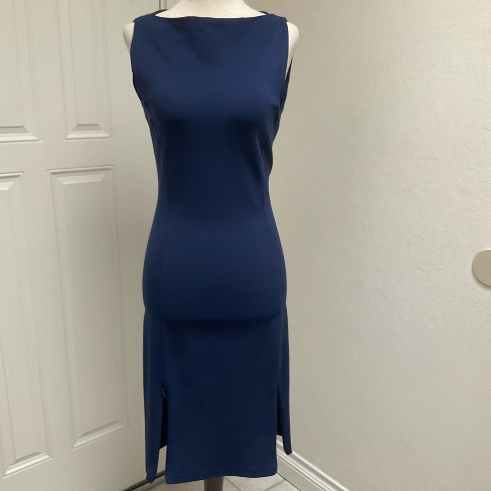 Diane von Furstenberg Audrina Dress Mini Navy